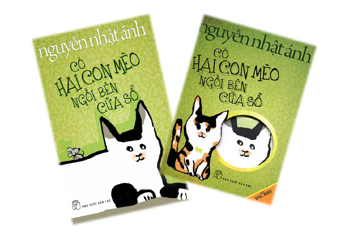 Kết quả hình ảnh cho bìa sách  Có Hai Con Mèo Ngồi Bên Cửa Sổ