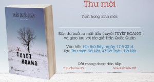 Ra mắt tiểu thuyết “Tuyết hoang” và trò chuyện cùng tác giả Trần Quốc Quân