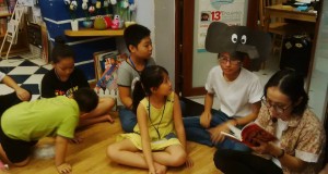 Buổi đọc sách “Bầy voi đen” (Vũ Hùng, NXB Kim Đồng, 2015)