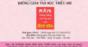 Giấy mời Ngày thơ Việt Nam – KHÔNG GIAN VĂN HỌC THIẾU NHI