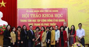 Hội thảo Khoa học “Trung tâm học tập cộng đồng ở Hà Giang”