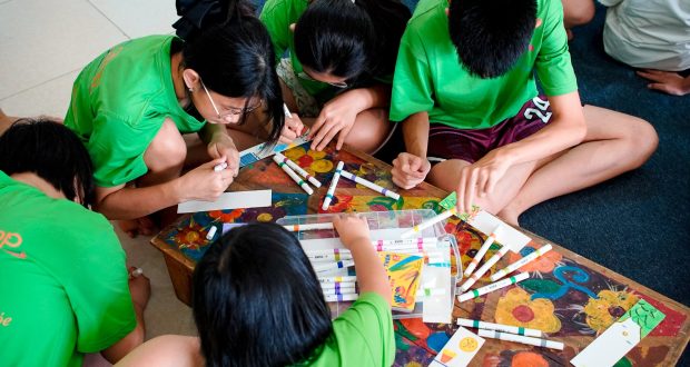 Thỏa sức sáng tạo cùng màu Hồng Hà
